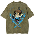 Demon Slayer Unisex Fit Washed T-Shirt 2510002542