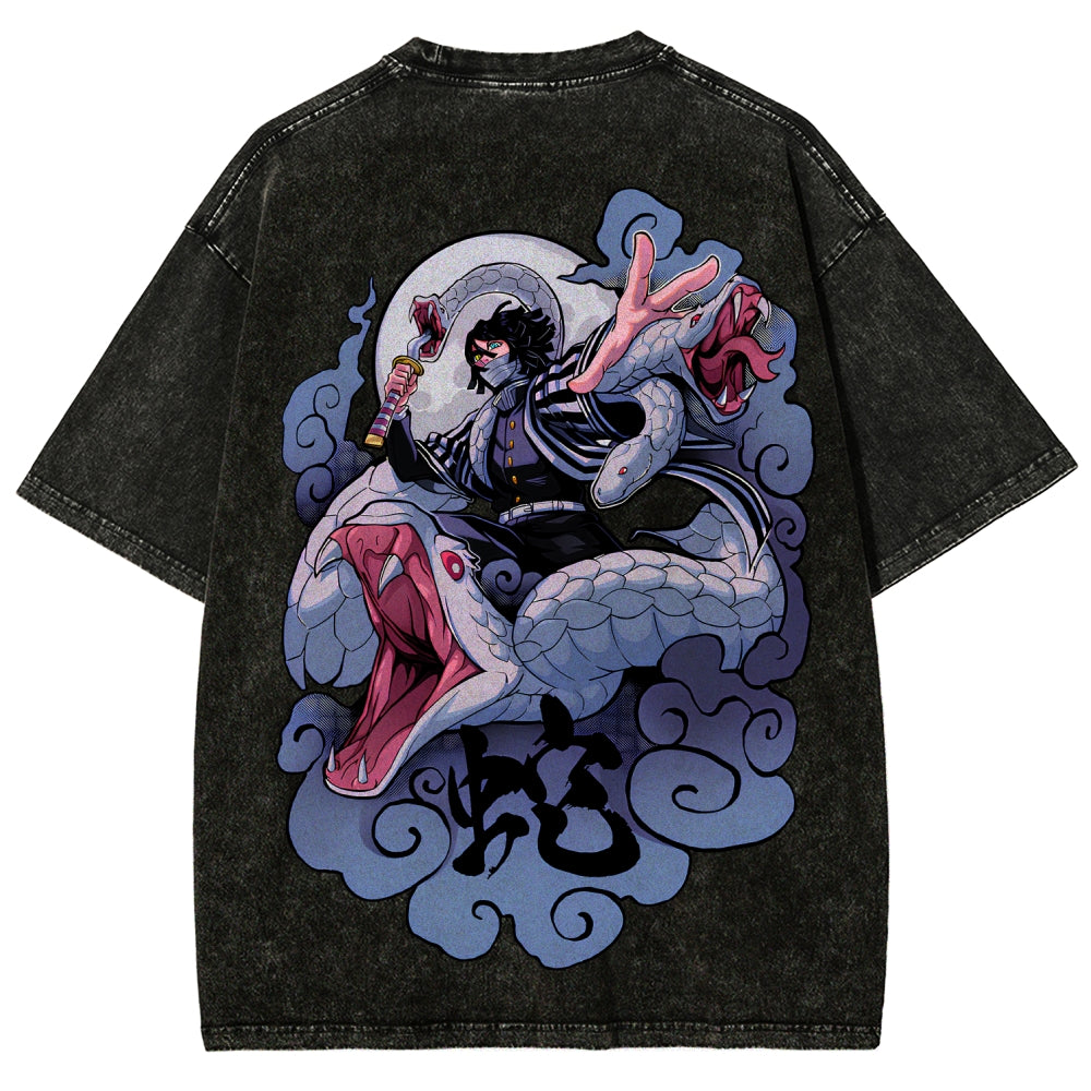 Demon Slayer Unisex Fit Washed T-Shirt 2510002547
