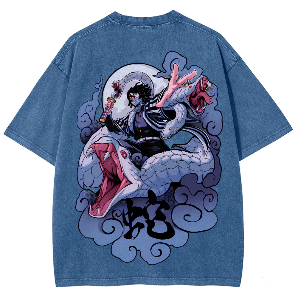 Demon Slayer Unisex Fit Washed T-Shirt 2510002547