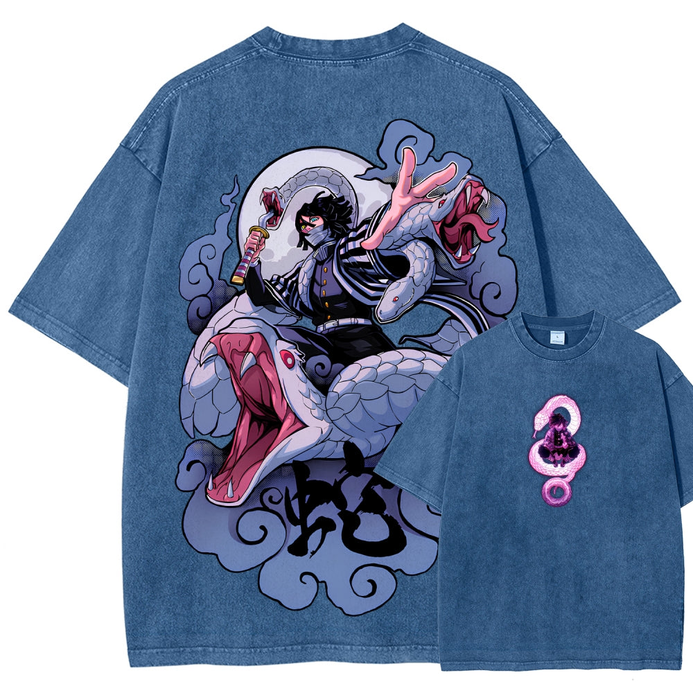 Demon Slayer Unisex Fit Washed T-Shirt 2510002547