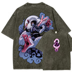 Demon Slayer Unisex Fit Washed T-Shirt 2510002547