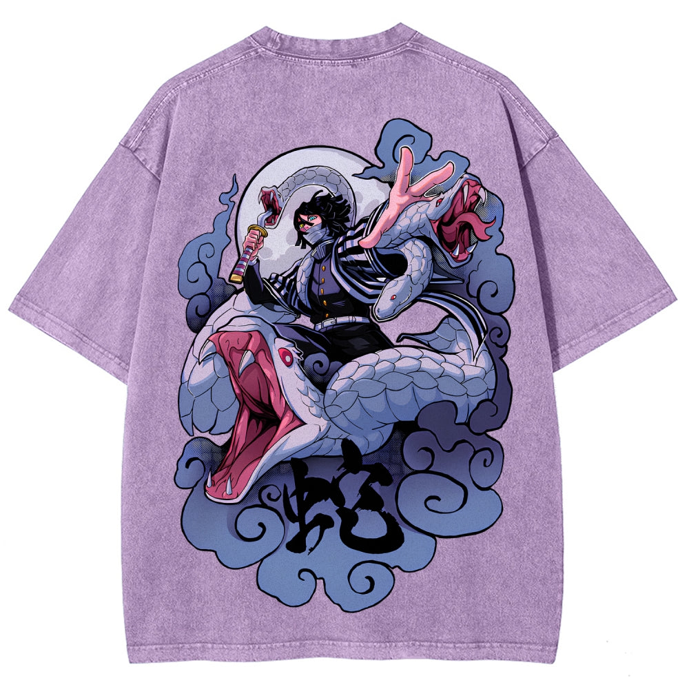 Demon Slayer Unisex Fit Washed T-Shirt 2510002547