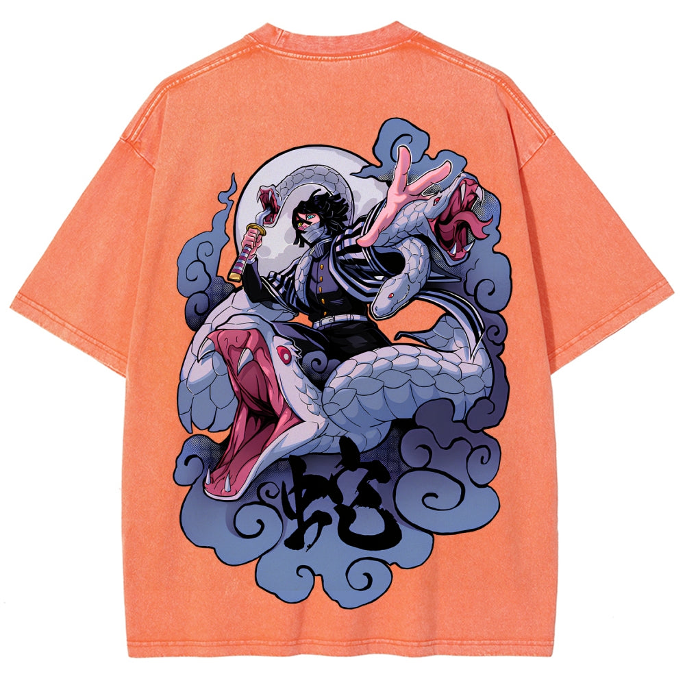 Demon Slayer Unisex Fit Washed T-Shirt 2510002547