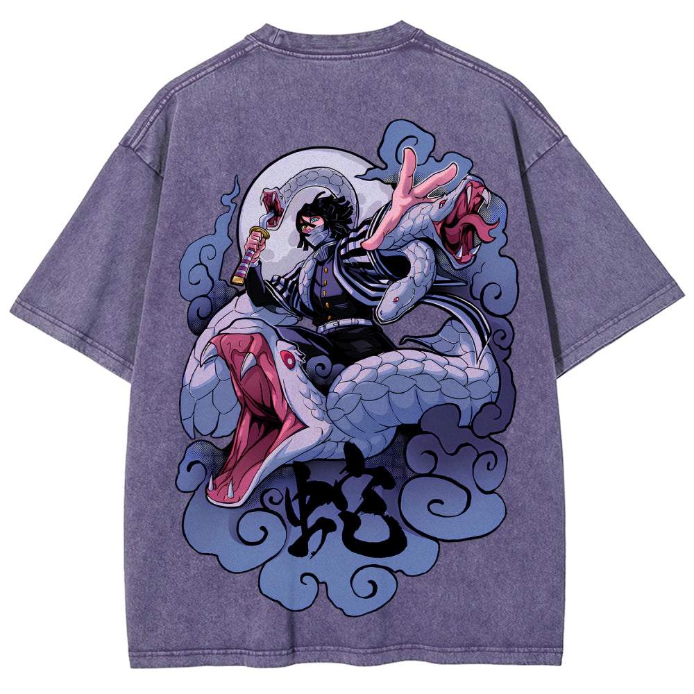 Demon Slayer Unisex Fit Washed T-Shirt 2510002547