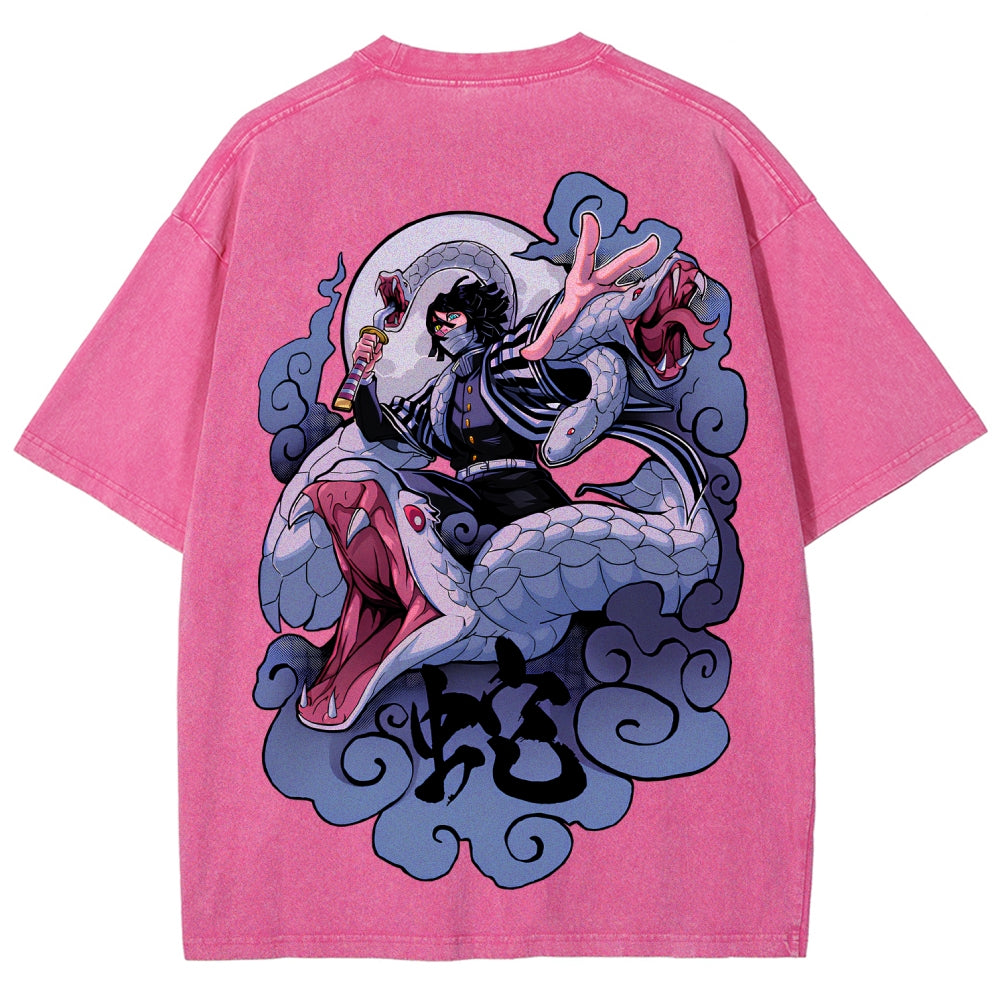 Demon Slayer Unisex Fit Washed T-Shirt 2510002547