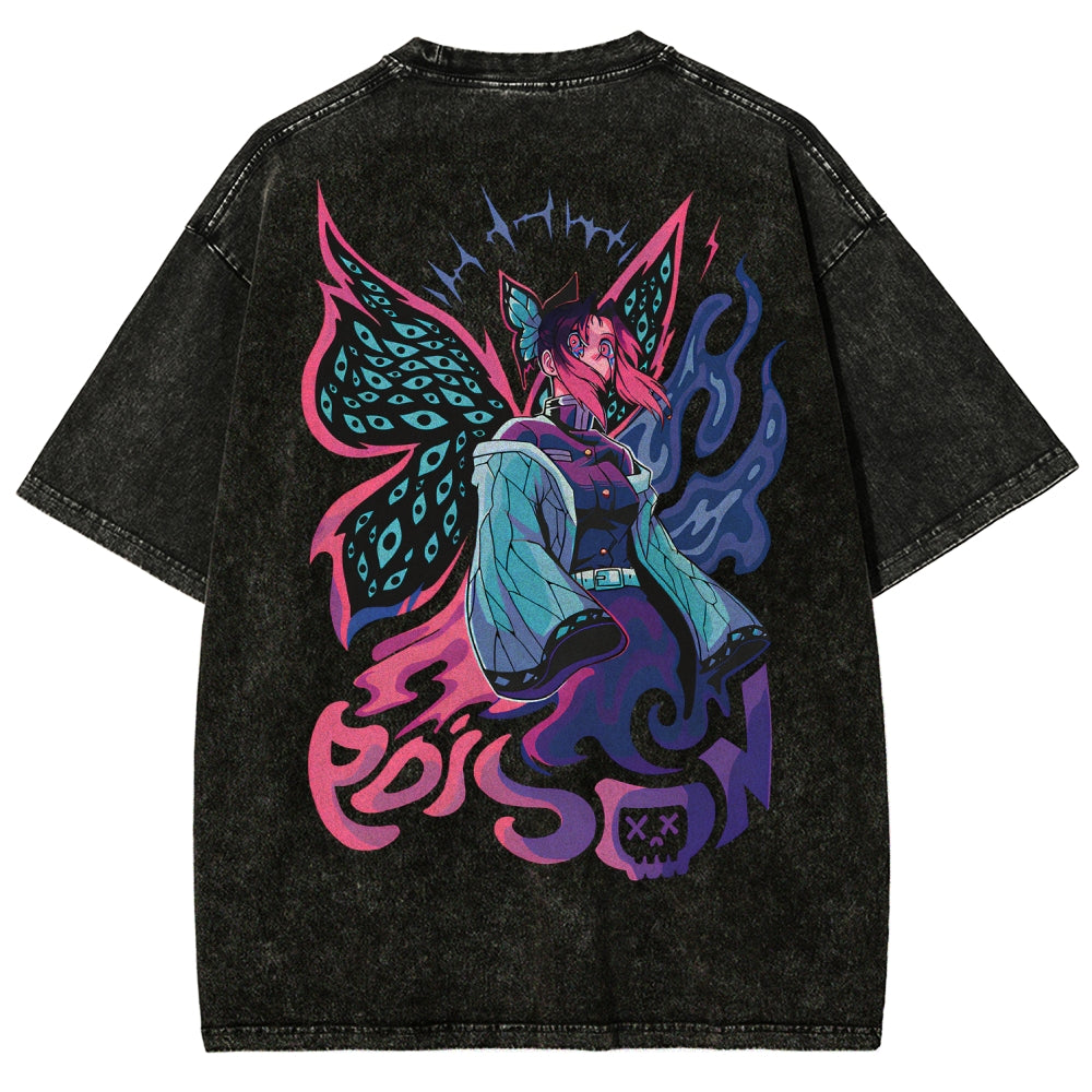 Demon Slayer Unisex Fit Washed T-Shirt 2510002551