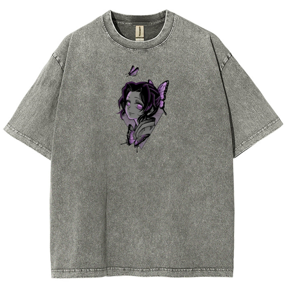 Demon Slayer Unisex Fit Washed T-Shirt 2510002551