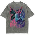 Demon Slayer Unisex Fit Washed T-Shirt 2510002551