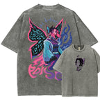 Demon Slayer Unisex Fit Washed T-Shirt 2510002551