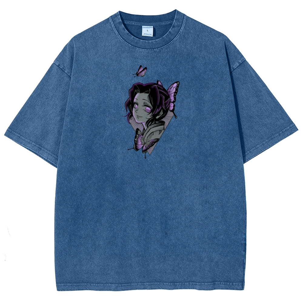 Demon Slayer Unisex Fit Washed T-Shirt 2510002551