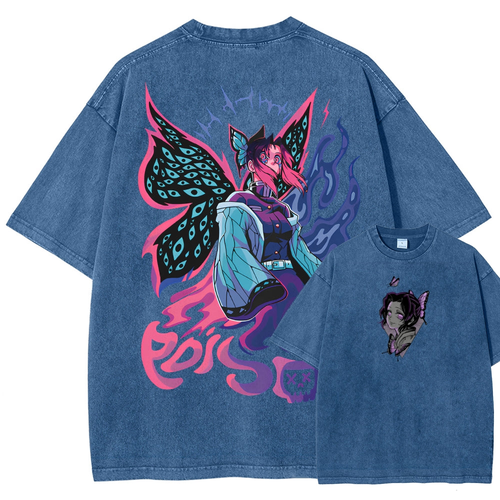 Demon Slayer Unisex Fit Washed T-Shirt 2510002551