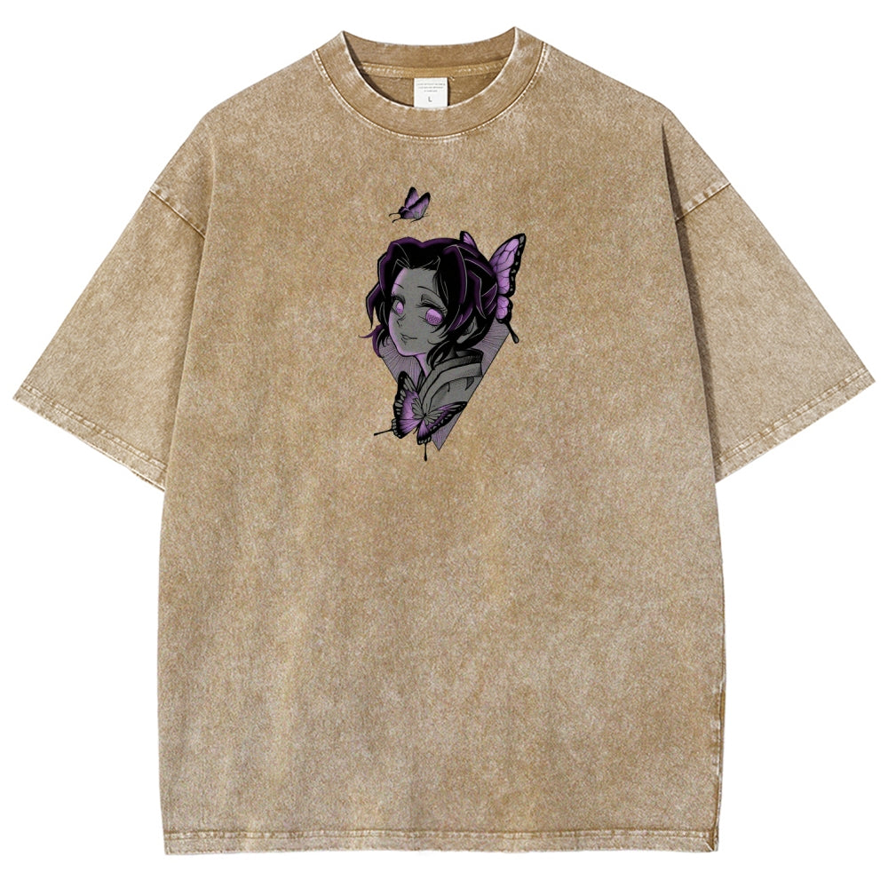 Demon Slayer Unisex Fit Washed T-Shirt 2510002551