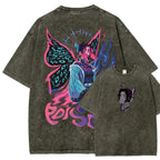 Demon Slayer Unisex Fit Washed T-Shirt 2510002551