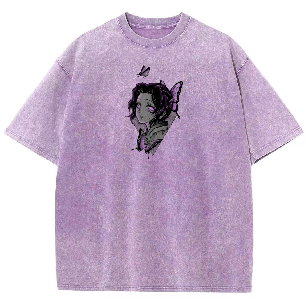 Demon Slayer Unisex Fit Washed T-Shirt 2510002551