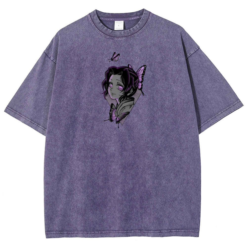 Demon Slayer Unisex Fit Washed T-Shirt 2510002551