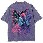 Demon Slayer Unisex Fit Washed T-Shirt 2510002551