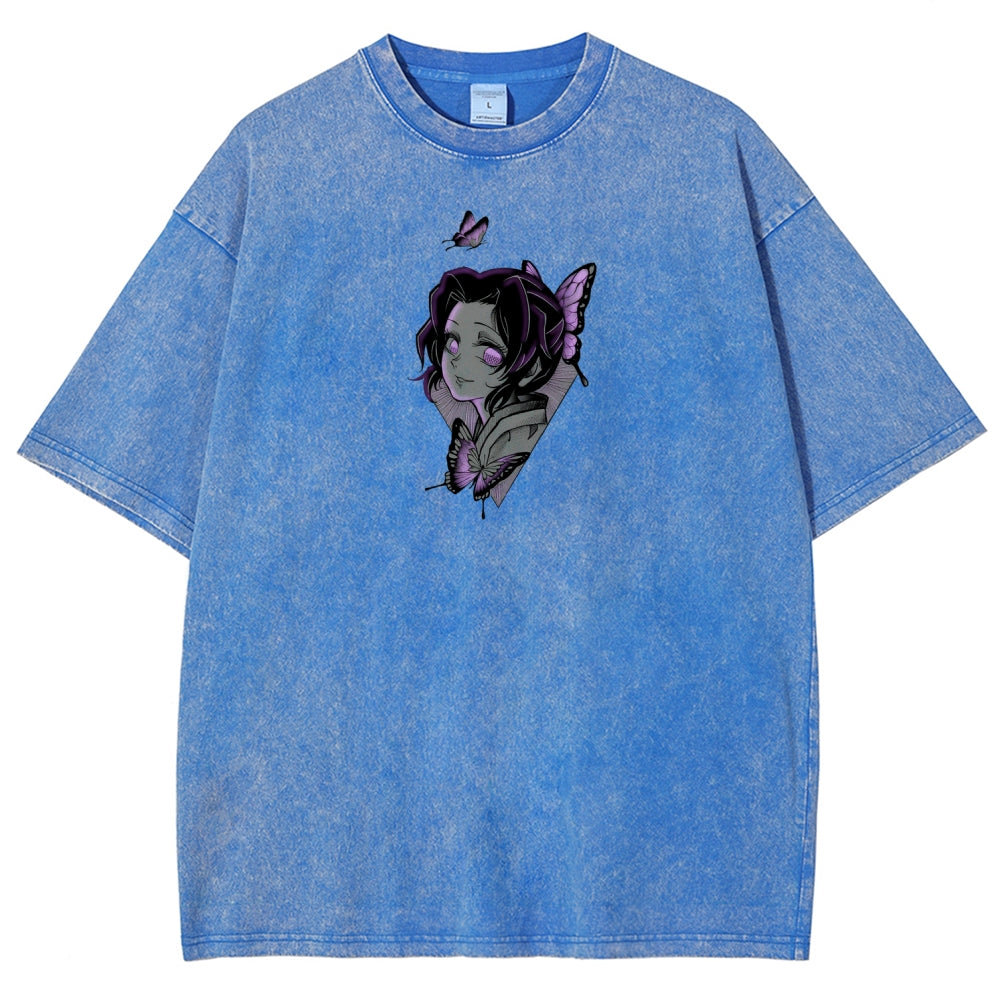 Demon Slayer Unisex Fit Washed T-Shirt 2510002551