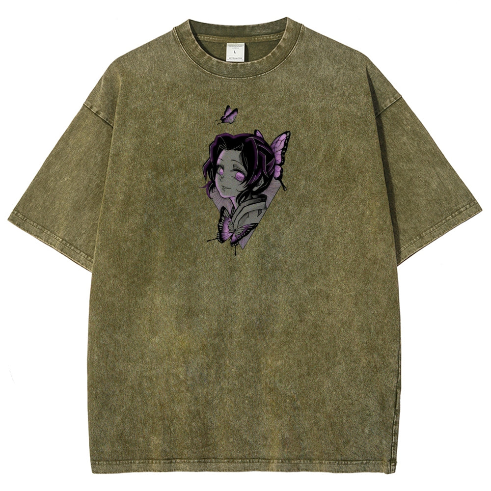 Demon Slayer Unisex Fit Washed T-Shirt 2510002551