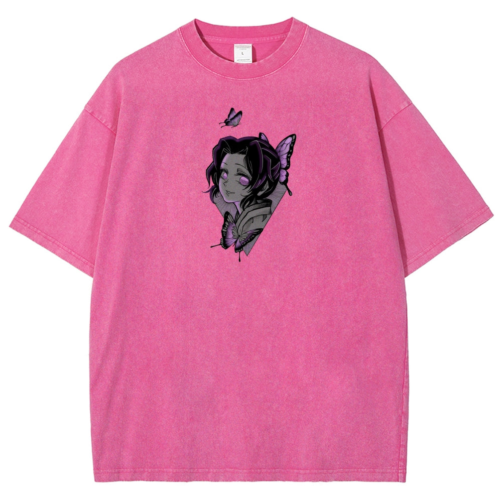 Demon Slayer Unisex Fit Washed T-Shirt 2510002551