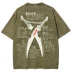 Demon Slayer Unisex Fit Washed T-Shirt 2510002572