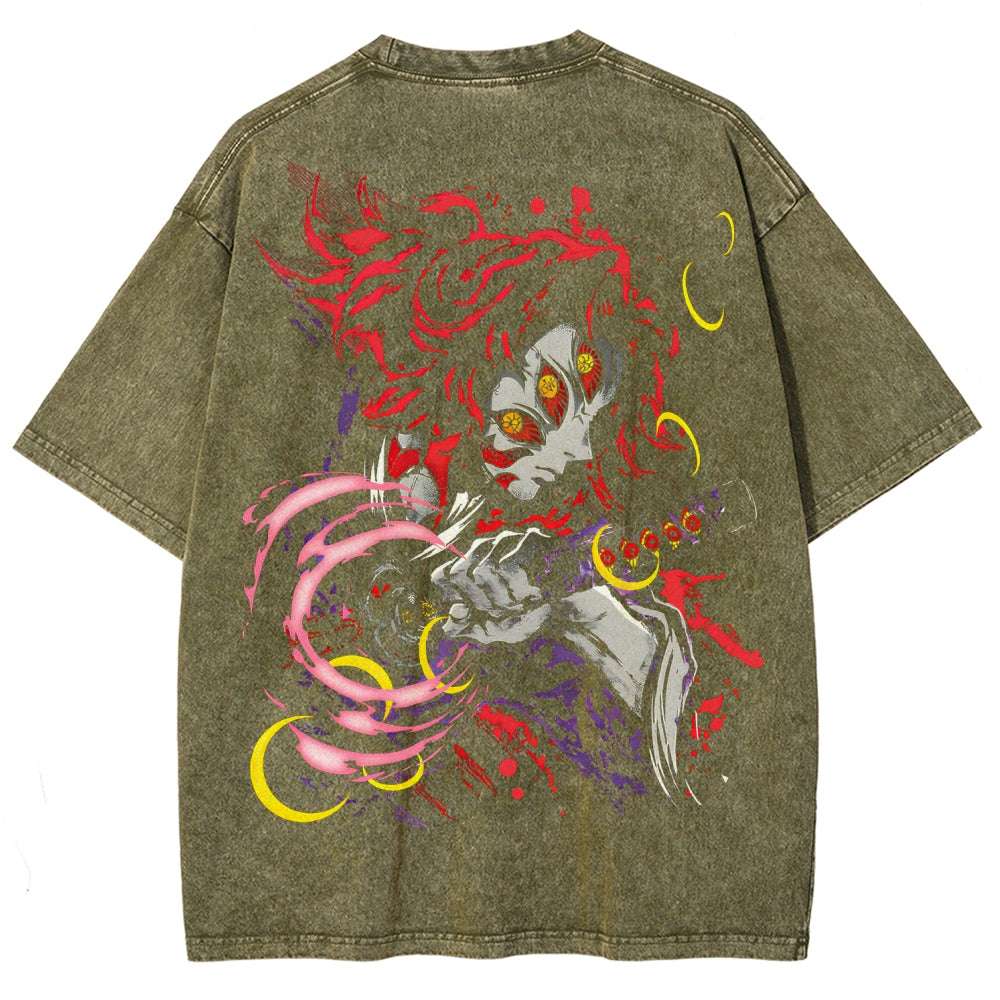 Demon Slayer Unisex Fit Washed T-Shirt 2510002578
