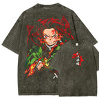 Demon Slayer Unisex Fit Washed T-Shirt 2510002585