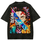 Demon Slayer Unisex Fit Washed T-Shirt 2510002604