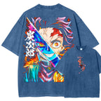 Demon Slayer Unisex Fit Washed T-Shirt 2510002604
