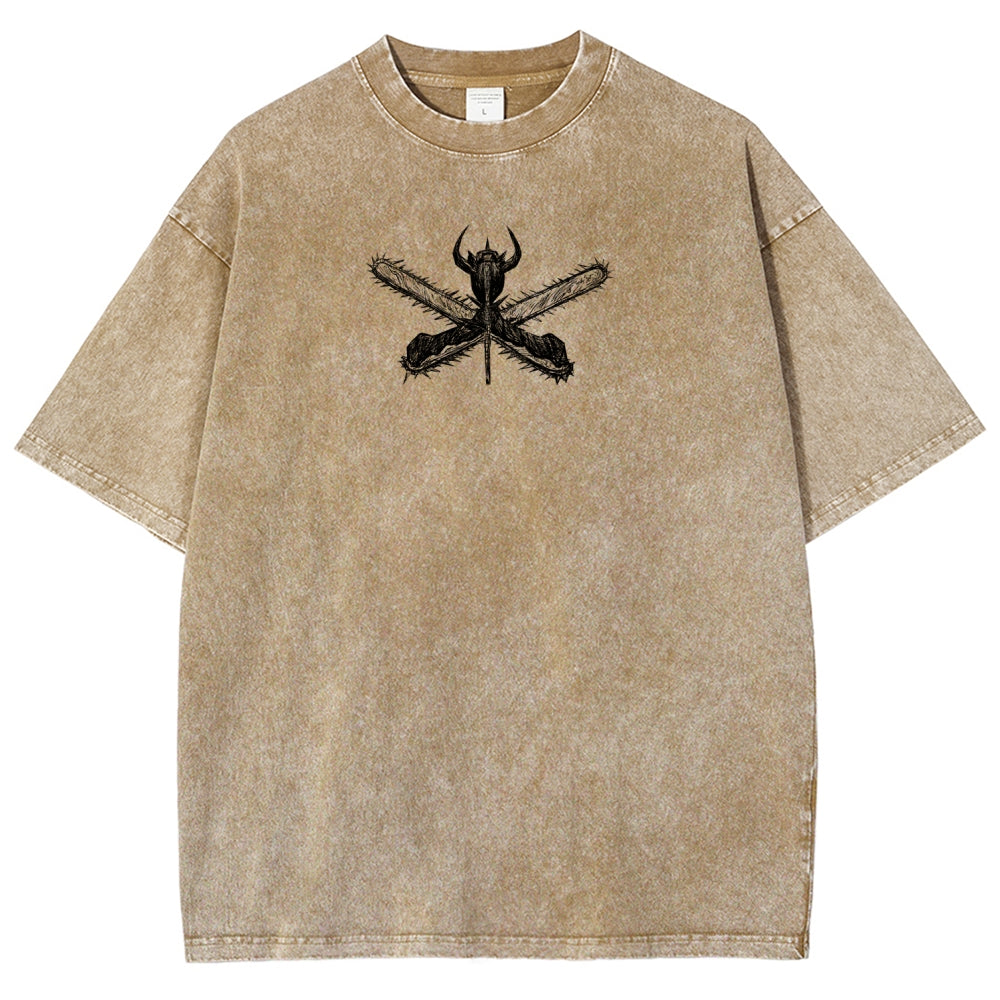 Chainsaw Man Unisex Fit Washed T-Shirt 2510003381