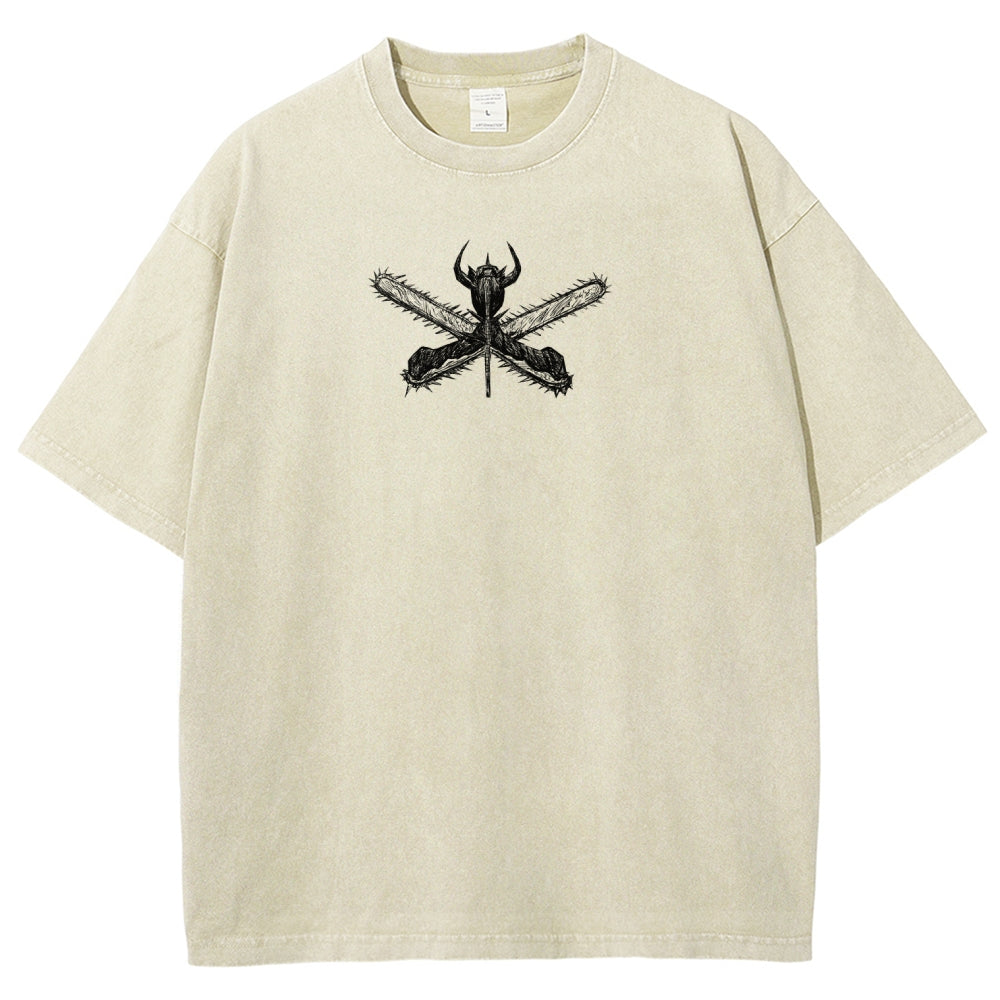 Chainsaw Man Unisex Fit Washed T-Shirt 2510003381