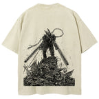 Chainsaw Man Unisex Fit Washed T-Shirt 2510003381