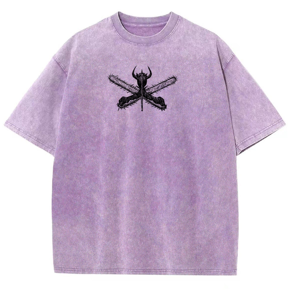 Chainsaw Man Unisex Fit Washed T-Shirt 2510003381
