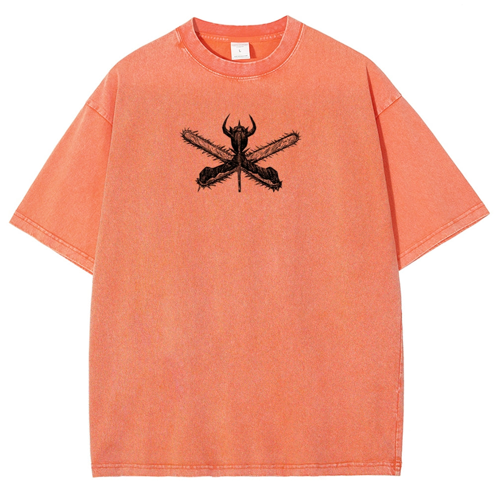 Chainsaw Man Unisex Fit Washed T-Shirt 2510003381
