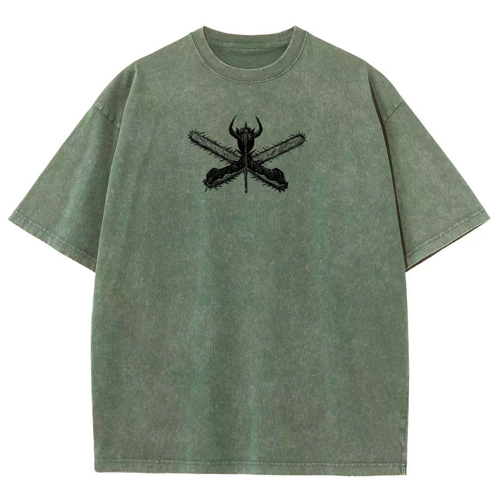 Chainsaw Man Unisex Fit Washed T-Shirt 2510003381