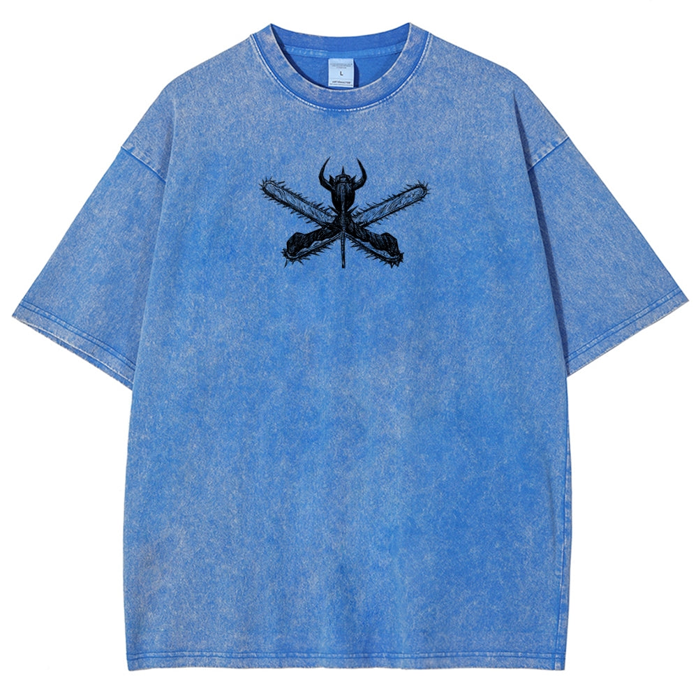 Chainsaw Man Unisex Fit Washed T-Shirt 2510003381