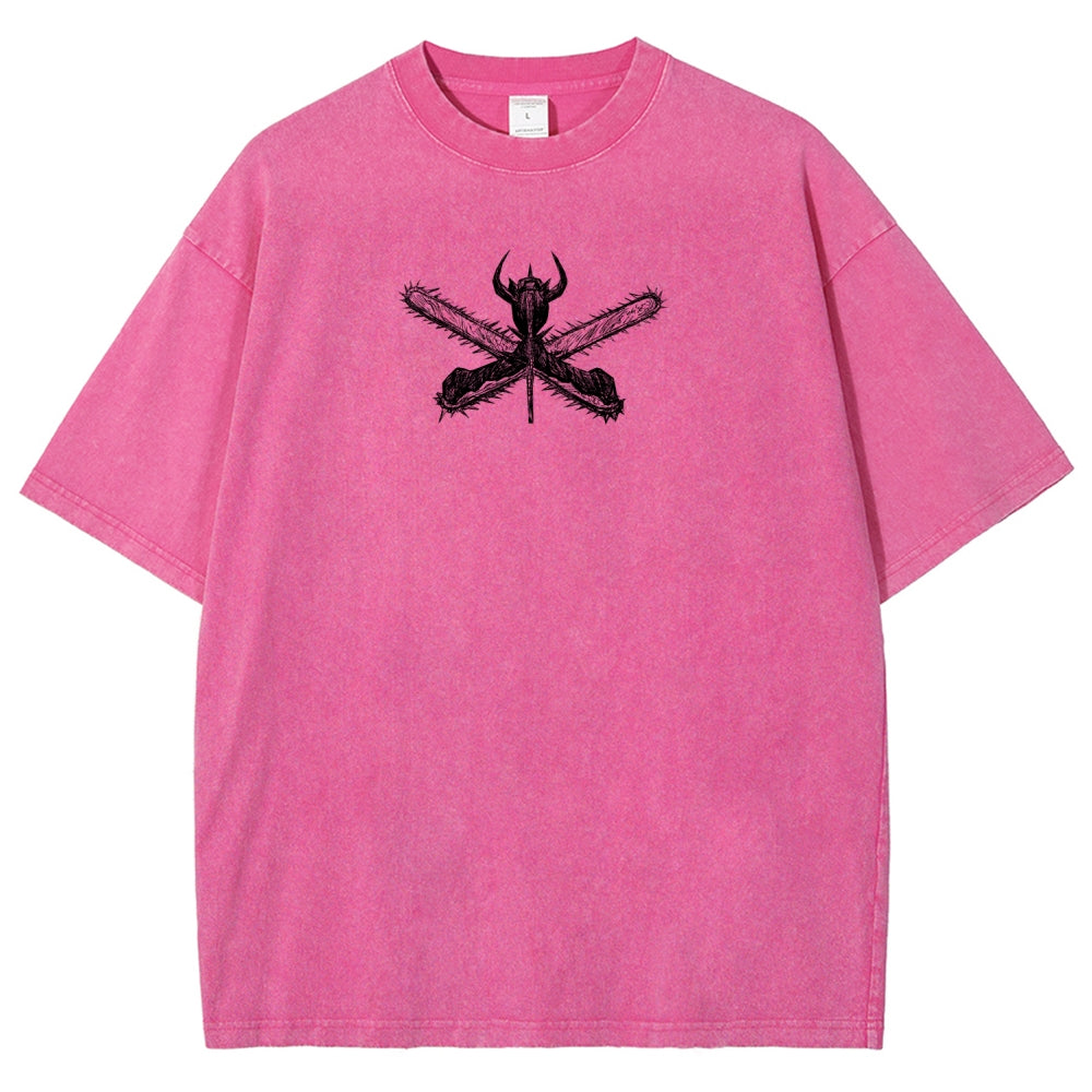 Chainsaw Man Unisex Fit Washed T-Shirt 2510003381