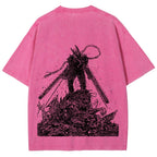 Chainsaw Man Unisex Fit Washed T-Shirt 2510003381
