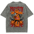 Chainsaw Man Unisex Fit Washed T-Shirt 2510003899