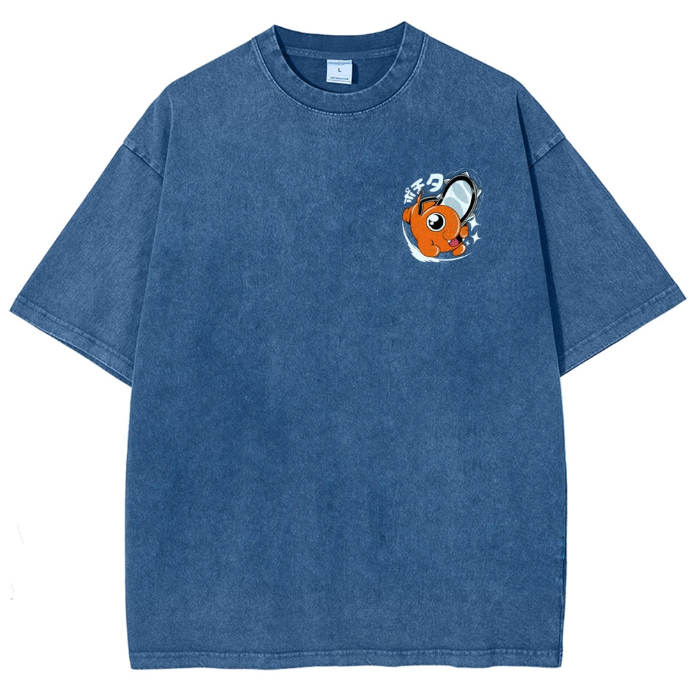 Chainsaw Man Unisex Fit Washed T-Shirt 2510003899