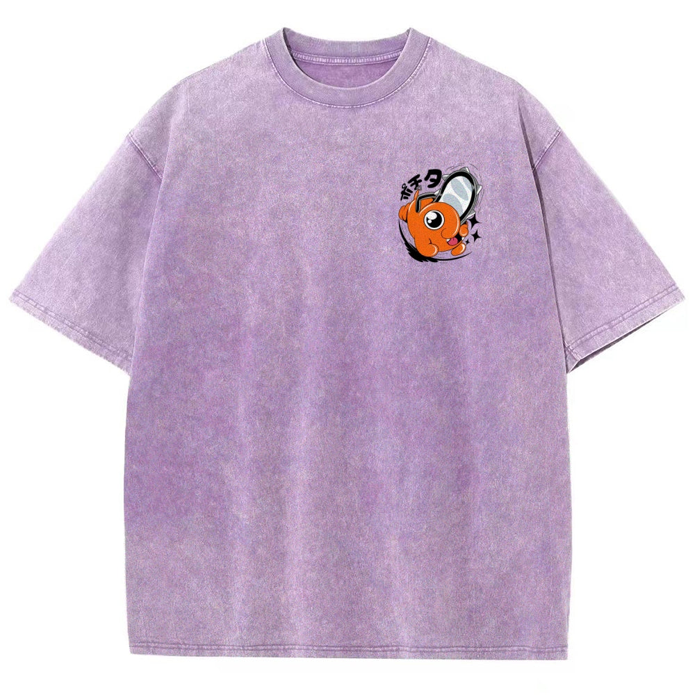 Chainsaw Man Unisex Fit Washed T-Shirt 2510003899