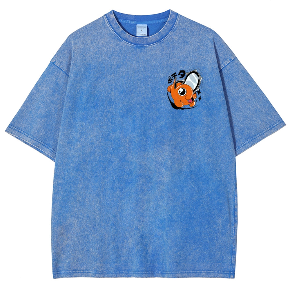 Chainsaw Man Unisex Fit Washed T-Shirt 2510003899