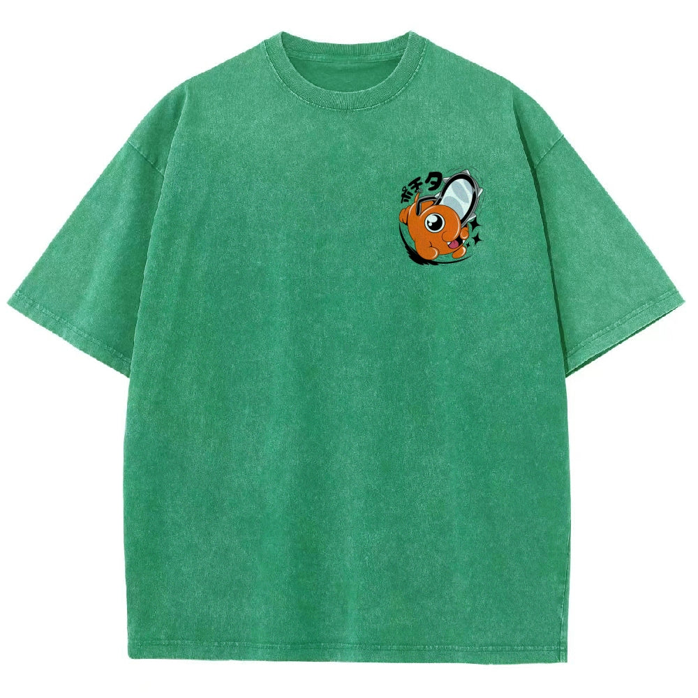 Chainsaw Man Unisex Fit Washed T-Shirt 2510003899