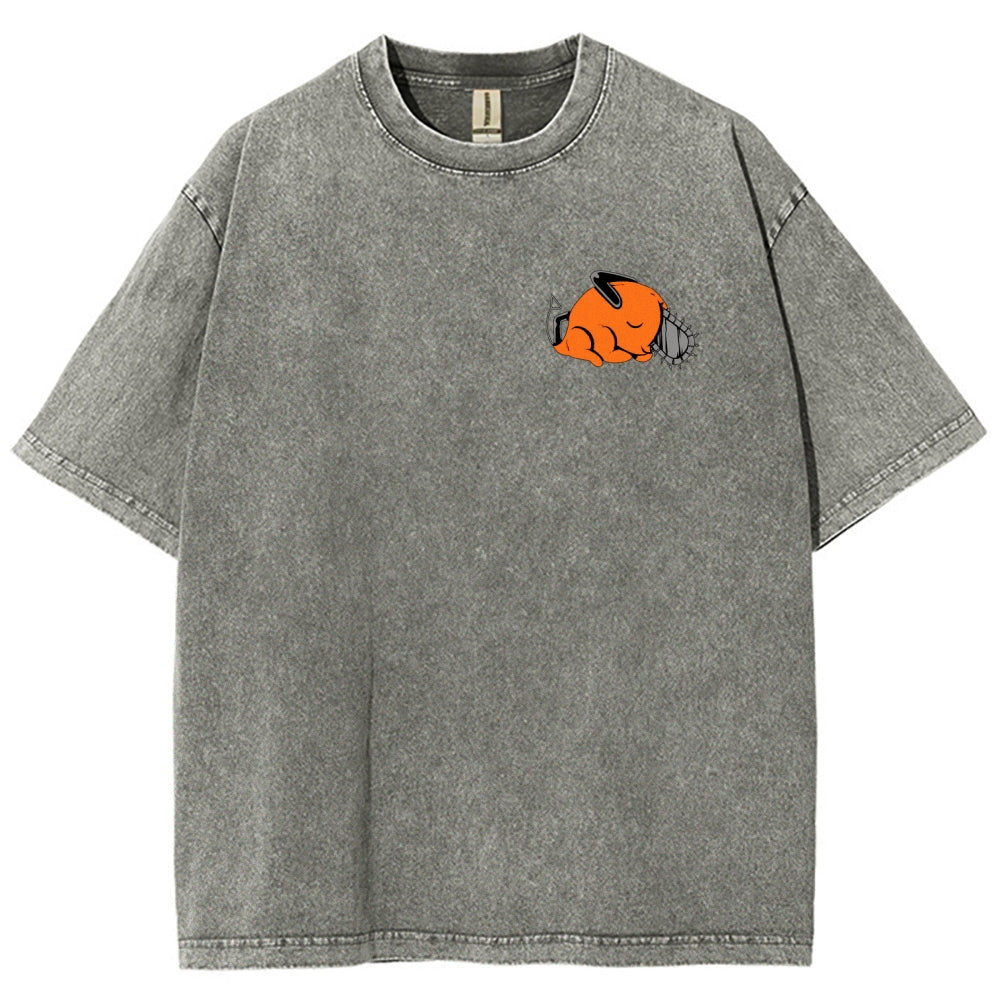 Chainsaw Man Unisex Fit Washed T-Shirt 2510004011