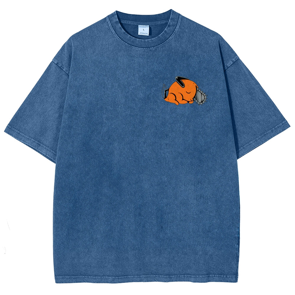 Chainsaw Man Unisex Fit Washed T-Shirt 2510004011