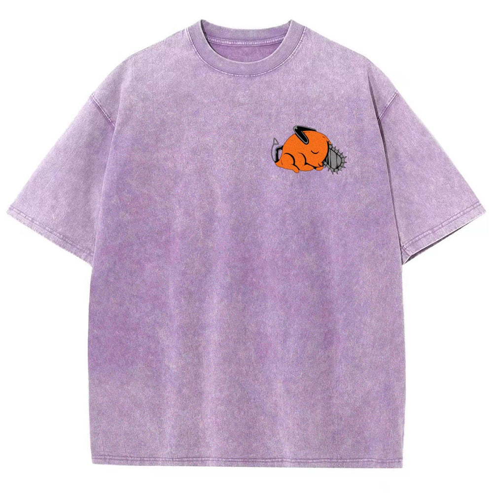 Chainsaw Man Unisex Fit Washed T-Shirt 2510004011