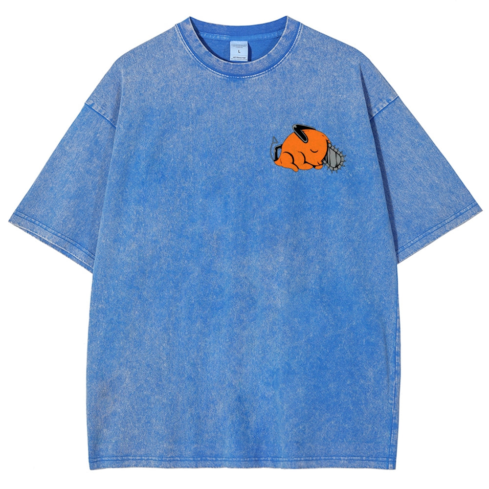 Chainsaw Man Unisex Fit Washed T-Shirt 2510004011