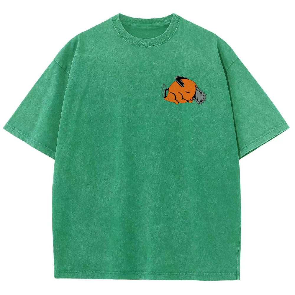 Chainsaw Man Unisex Fit Washed T-Shirt 2510004011