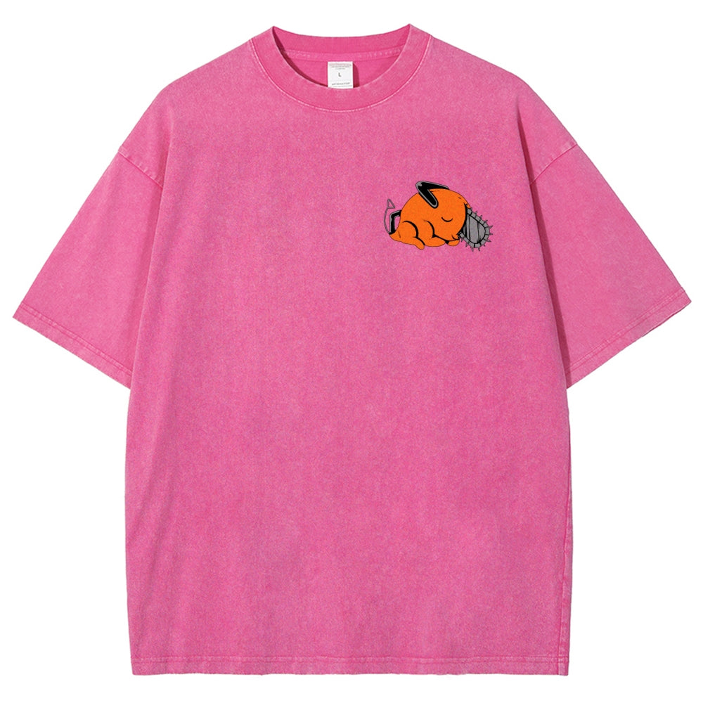 Chainsaw Man Unisex Fit Washed T-Shirt 2510004011