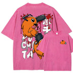 Chainsaw Man Unisex Fit Washed T-Shirt 2510004011