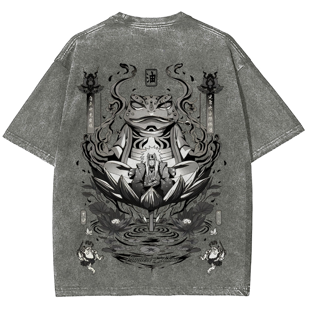 Jiraiya Unisex Fit Washed T-Shirt 2510008383